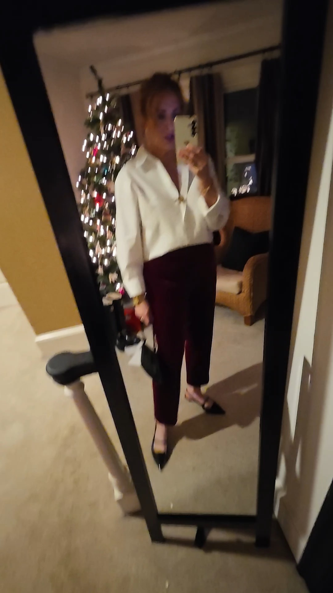 Last dinner out before we put the 2025 holiday season in the books Red Velvet pants and a tux shirt perfect for Valentine's Day too

#LTKdayinmylife #LTKootd #LTKgrwm