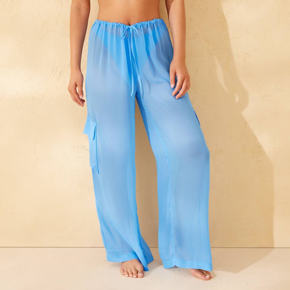 Women's Chiffon Swim Cover Up Cargo Pants - Wild Fable™ | Target