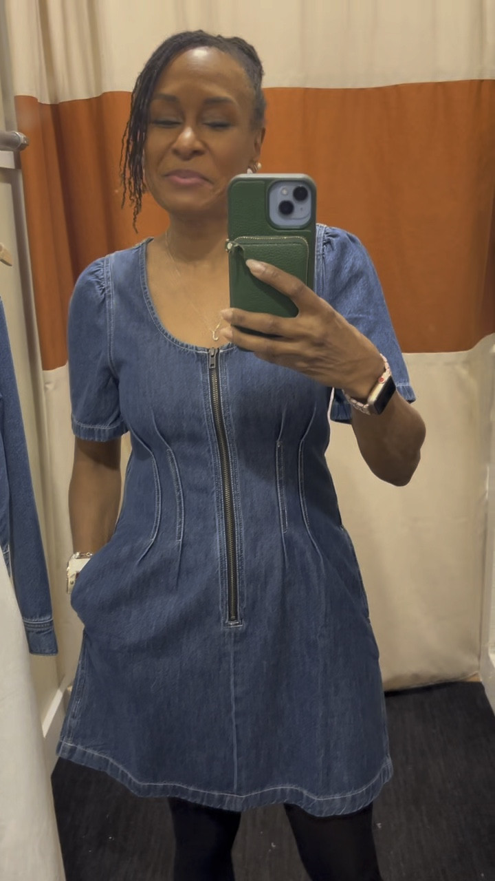 I’m so glad I went into the store to try on this dress because I was unsure of the sizing. I’m a size 2 but a US size 6. It’s super cute and they were sold out of my size. This dress is going fast! Get it before Monday at 20% off only through the LTK app. 

#LTKVideo #LTKxMadewell #LTKOver40