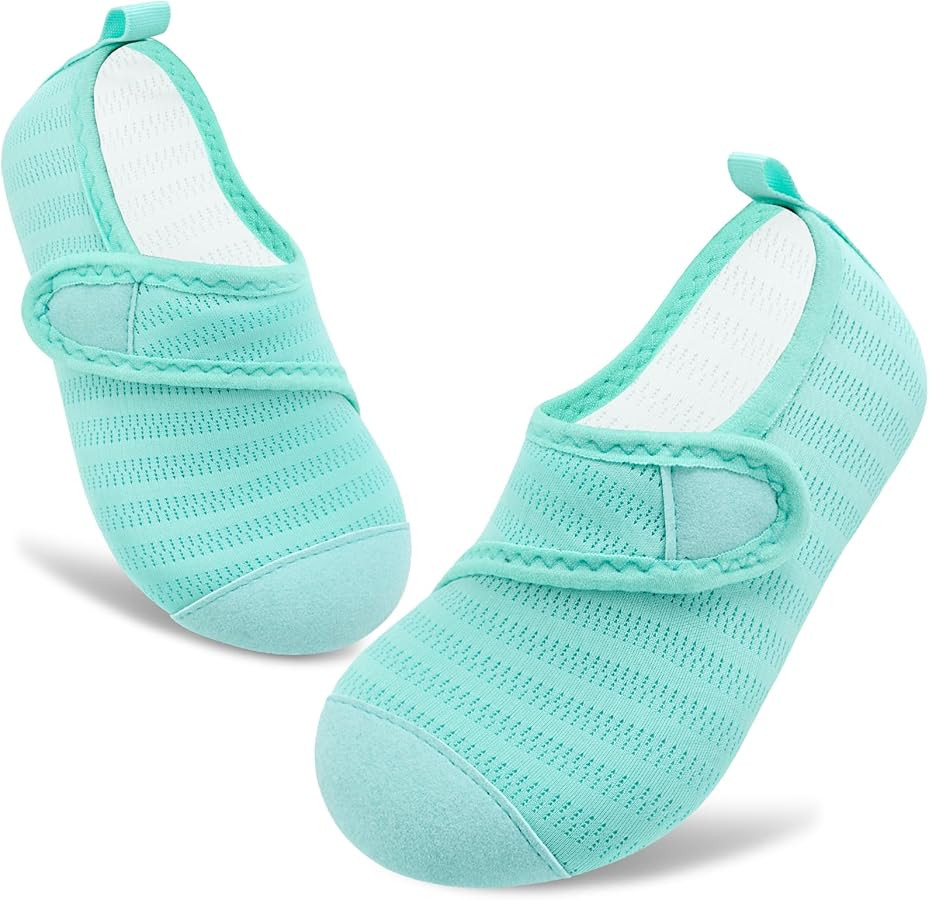 VIFUUR Kids Water Shoes Boys Girls Barefoot Water Sports Socks Hook&Loop Beach Shoes Quick Dry Aq... | Amazon (US)