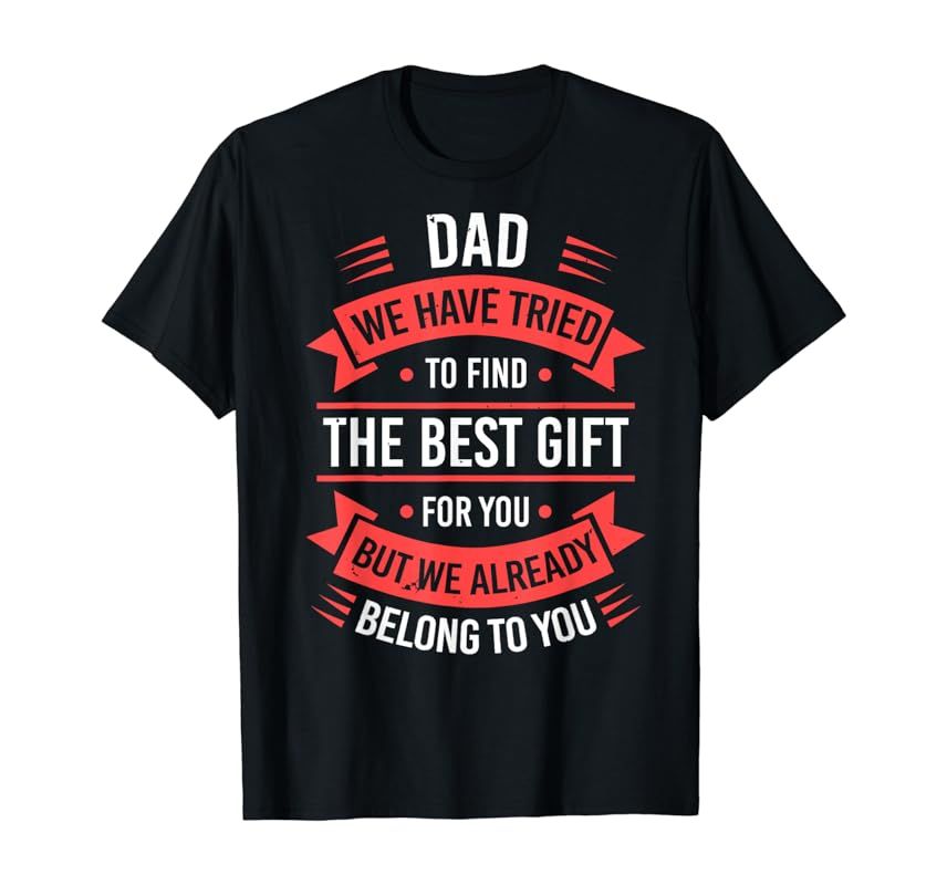 Funny Fathers Day Shirt For Dad From Daughters Fathers Day T-Shirt | Amazon (US)