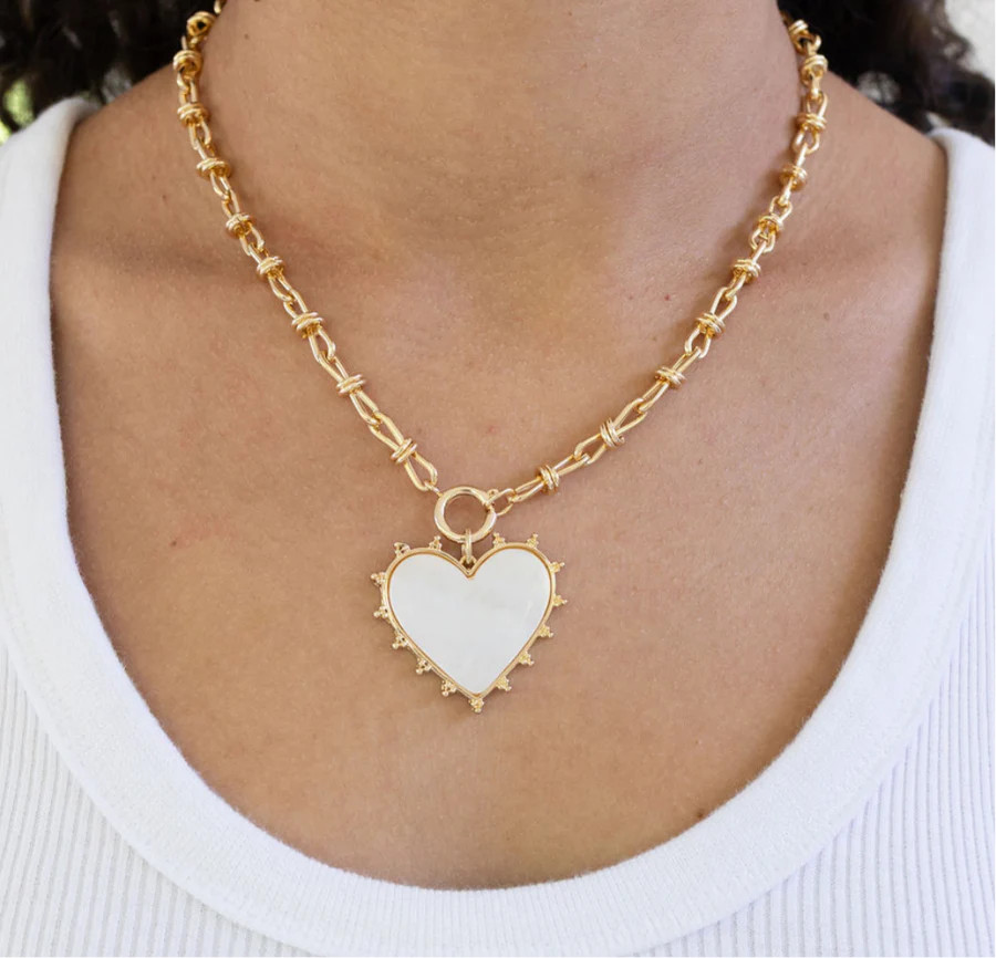 Kindness and Love Heart Necklace | Erin McDermott Jewelry