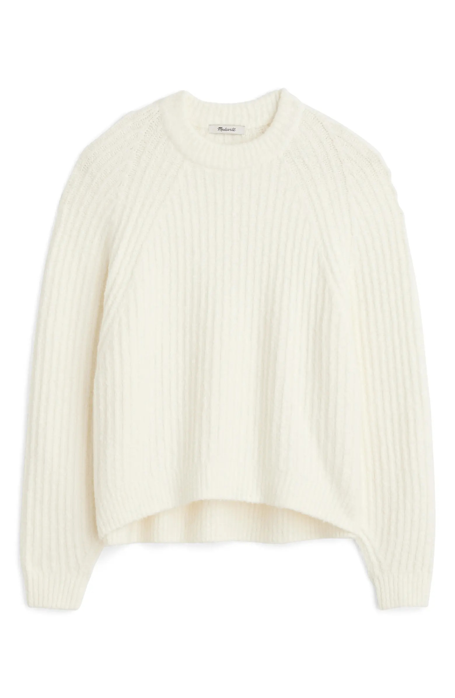 Ribbed Cotton Blend Sweater | Nordstrom