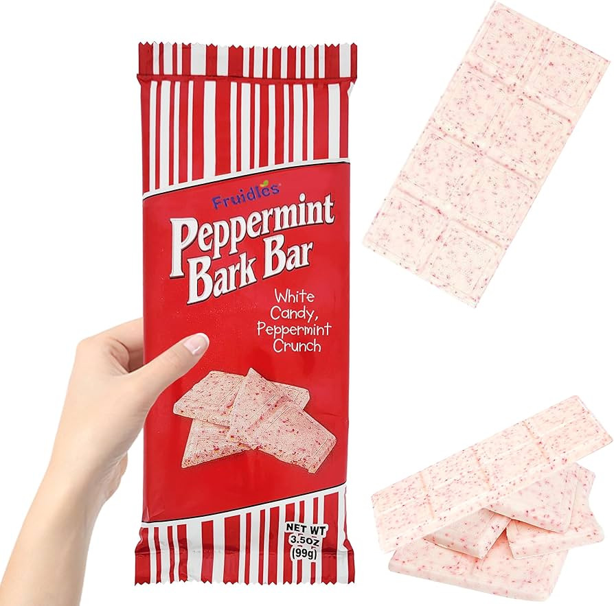 Peppermint Bark Bar, 3.5oz, Holiday Favorite Kosher Certified Dairy, Individually Wrapped Bars (S... | Amazon (US)