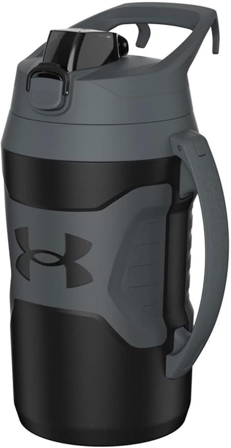 UNDER ARMOUR Playmaker Sport Jug, Water Bottle with Handle, Foam Insulated & Leak Resistant, 64oz | Amazon (US)