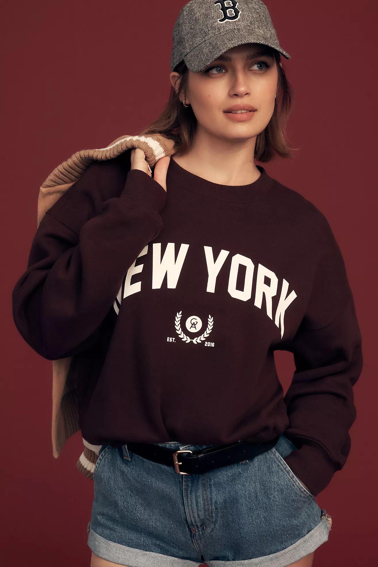 Good American New York Graphic Sweatshirt | Anthropologie (US)