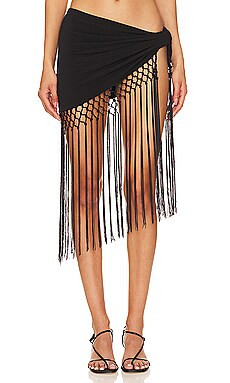 Lovers and Friends Willow Mini Skirt in Black from Revolve.com | Revolve Clothing (Global)