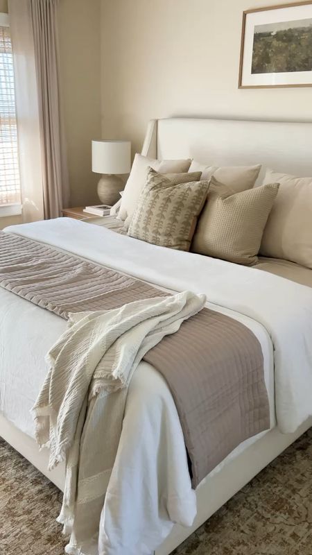 Neutral Bedroom Inspo

Bed is Linen Talc
Comforter is white
Quilt is taupe
Area rug is bark / natural

Bed, upholstered bed, bedroom, bedding, neutral bedding, comforter set, throw pillow, nightstand, table lamp, area rug, neutral area rug, quilt, home decor, shelf decor. Table decor, Amazon home, Amazon finds, target, target bedding , chandelier 

#LTKfindsunder100 #LTKhome #LTKsalealert