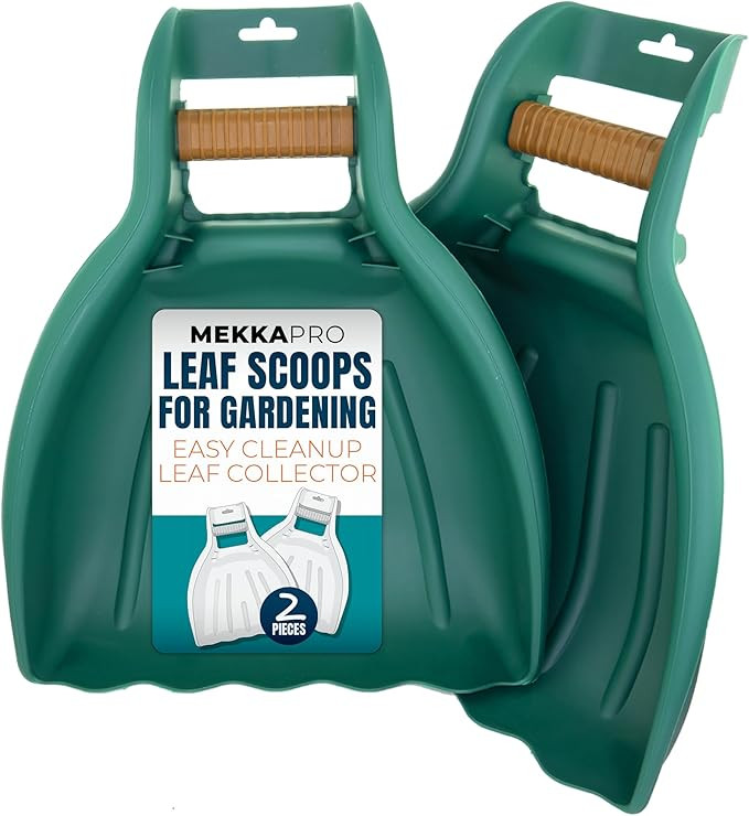 MEKKAPRO Leaf Scoops and Claws V2.0, 1-Pair (2 Pieces), Sturdy Ergonomic Grip Leaf Rake, Large Ha... | Amazon (US)