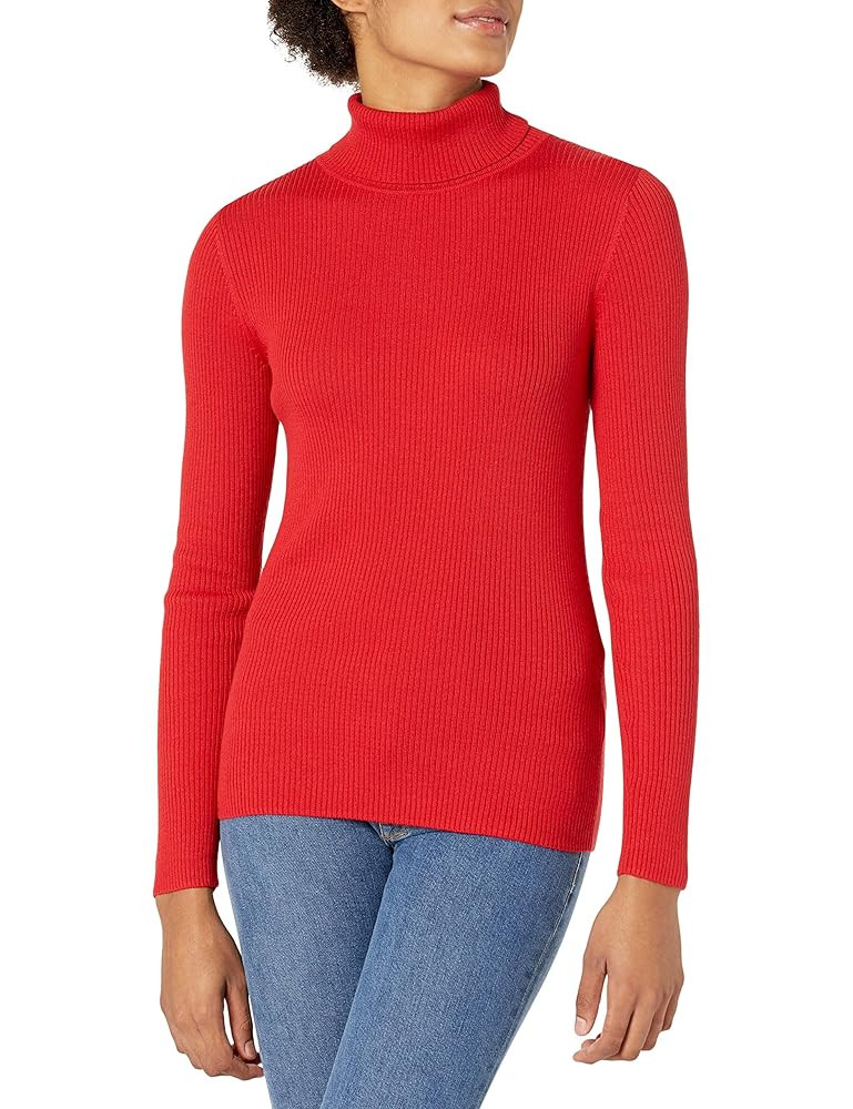 Amazon Essentials Women's Slim-Fit Lightweight Long-Sleeve Turtleneck Sweater | Amazon (US)