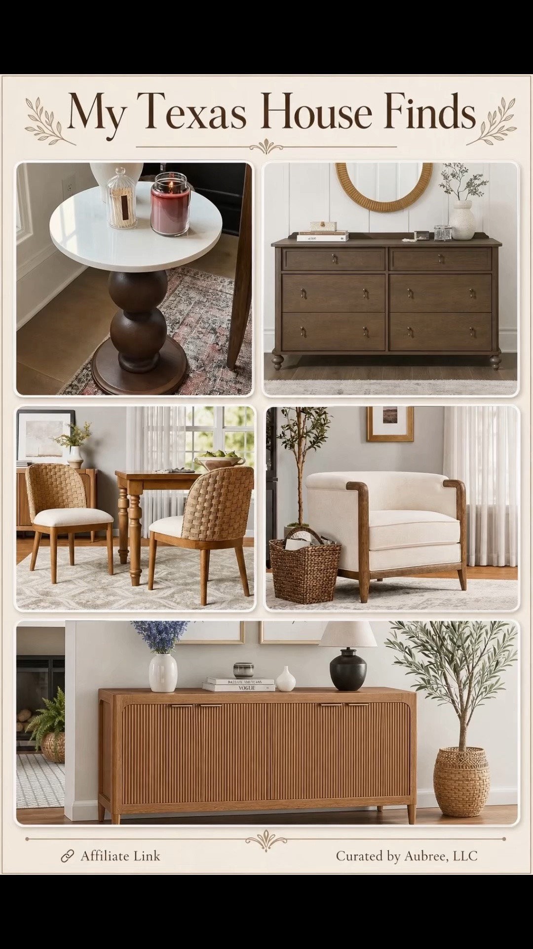 ✨ Elevate your space with these beautiful My Texas House furniture finds—stylish, cozy, and budget-friendly! Shop my favorite pieces below. 🏡💕

#HomeDecorFinds #AffordableStyle #FurnitureFinds #CozyHome #CuratedByAubree

#LTKHome