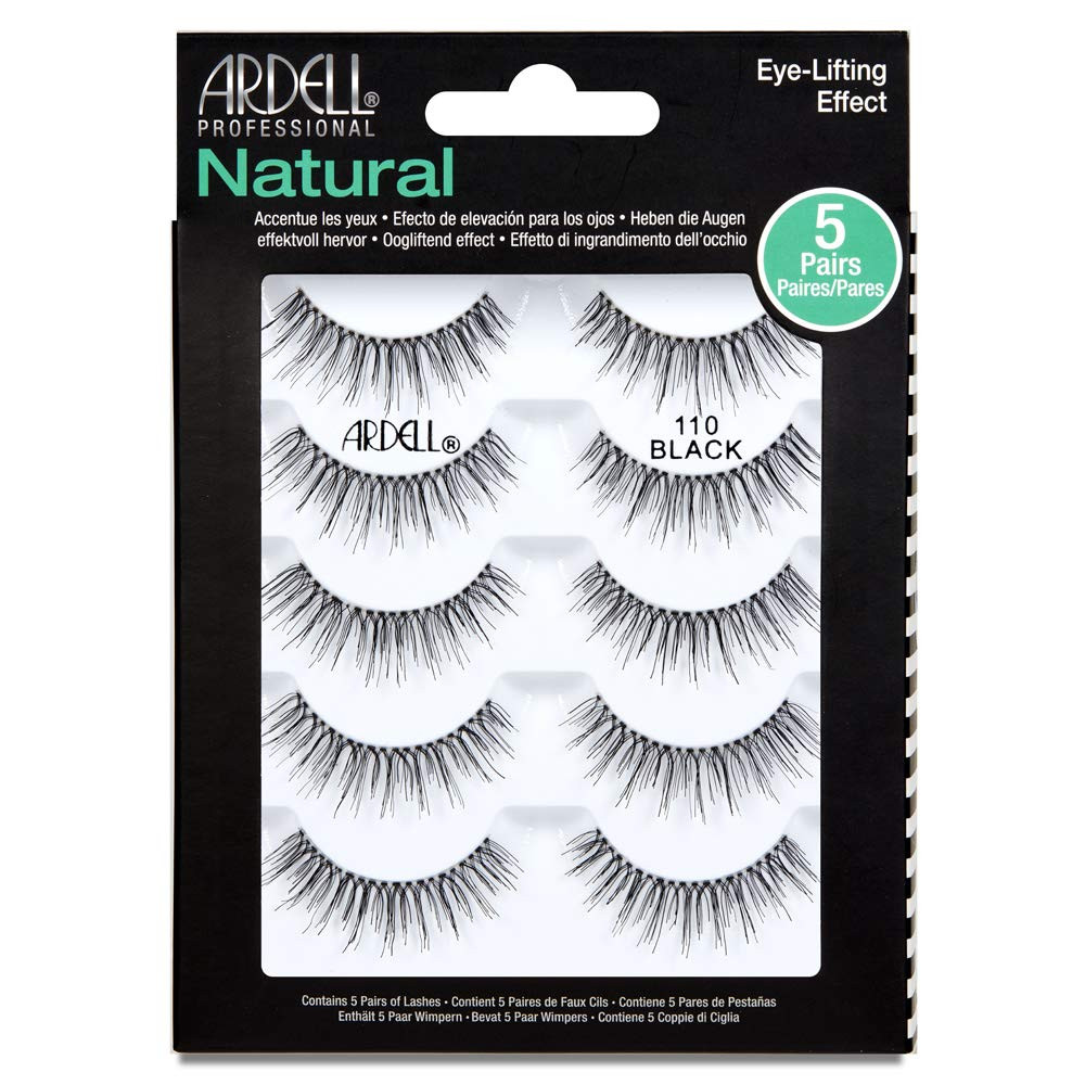 Ardell False Lashes #110 Black, 5 Pairs x 1 Pack | Amazon (US)