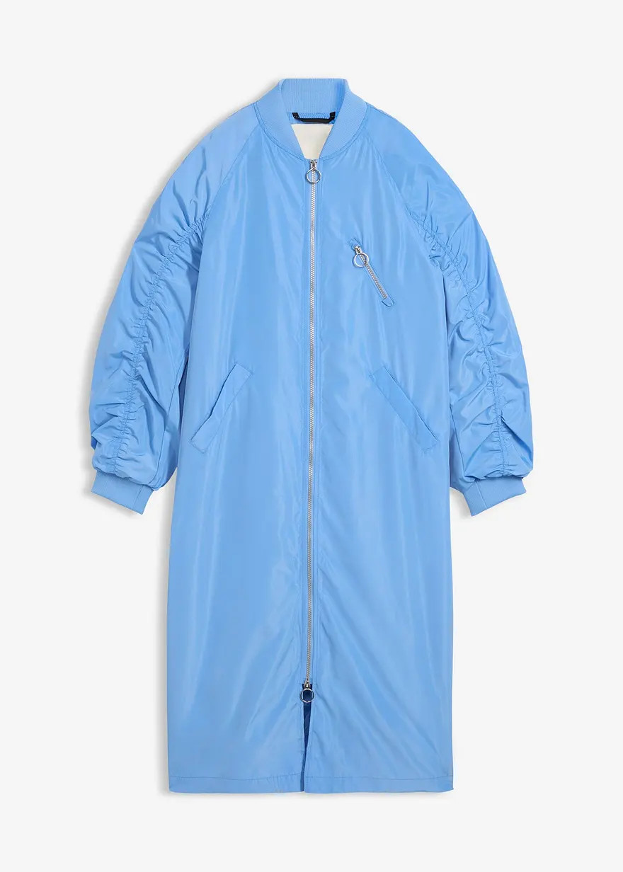 Blouson-Mantel mit Strickkragen | Bonprix DE