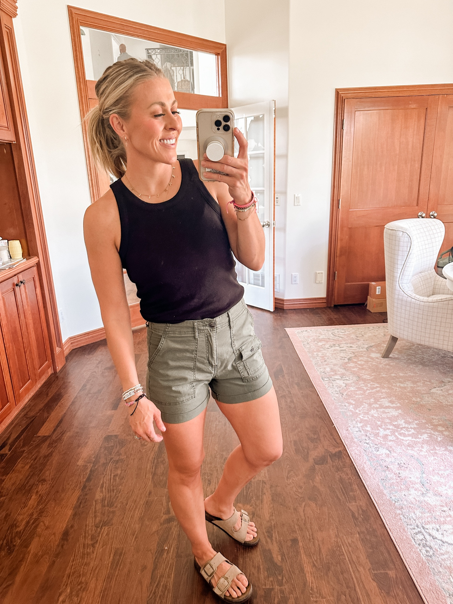 $7 tank top! Wearing medium. $16 shorts, fit is true to size  

#LTKSaleAlert #LTKFindsUnder50 #LTKSeasonal