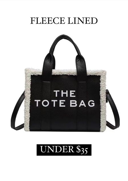This is the best Fleece traveler aka fleece THE TOTE BAG on Amazon that looks just like Marc Jacobs. It is an awesome alternative and look alike for under $35. 

#LTKitbag #LTKunder50 #LTKsalealert