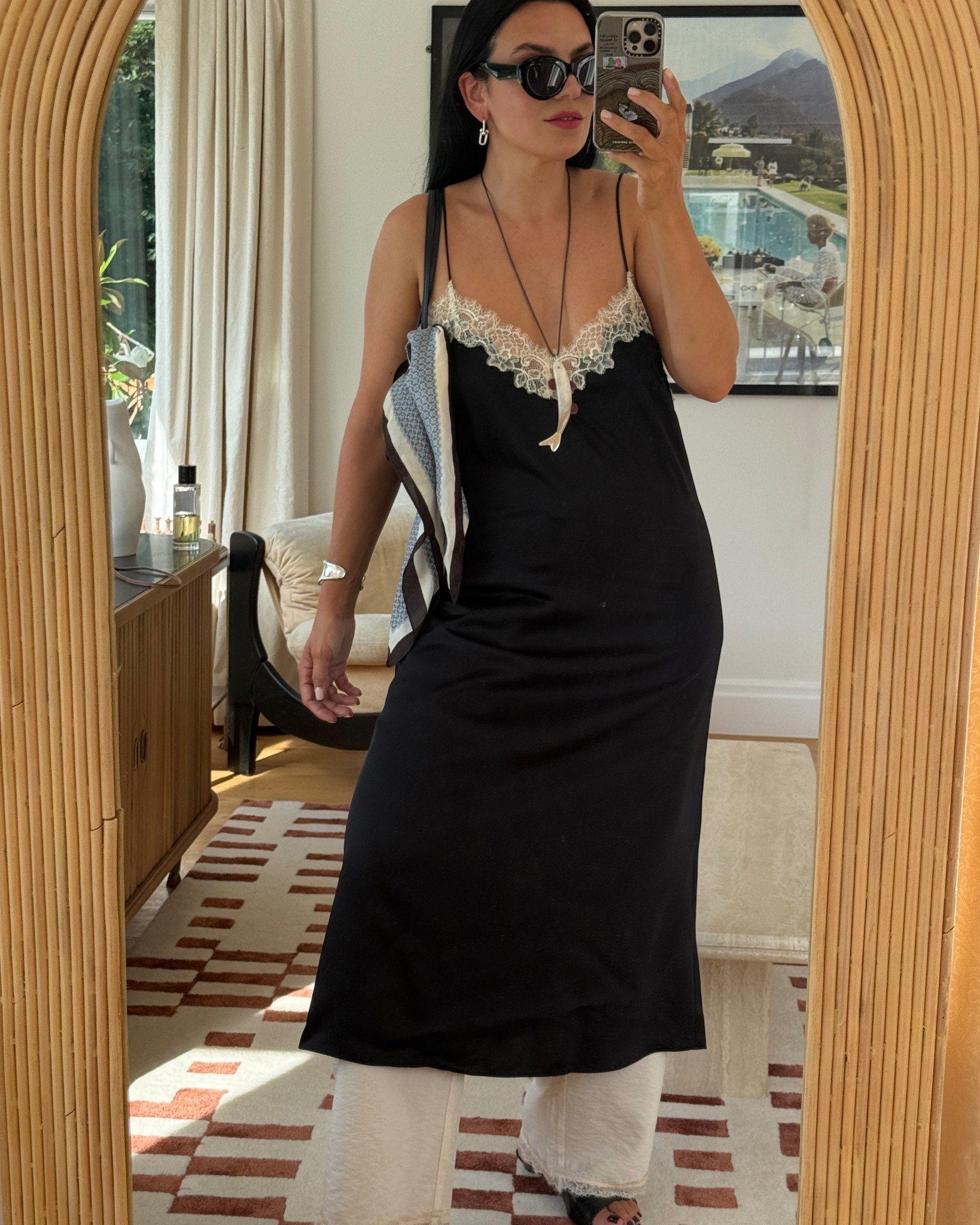 Lace trousers + lace trim slip dresss

#LTKstyletip #LTKuk #LTKsummer