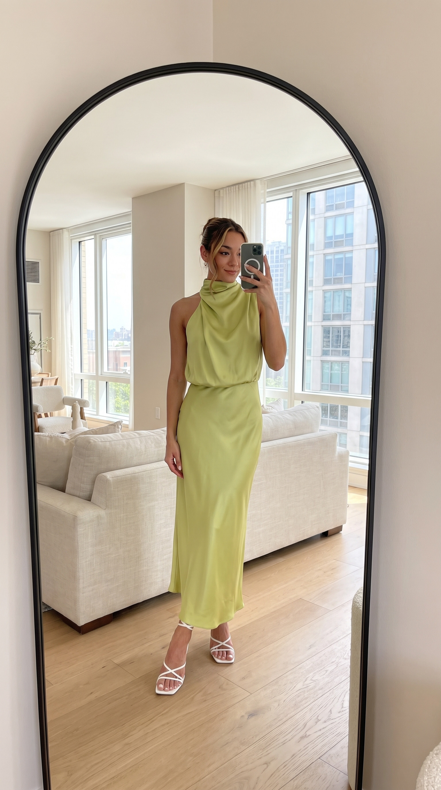 🍋 Pistachio High-Neck Satin Midi

Pistachio green is one of my favorite colors this season. 🍋 This high-neck satin midi feels modern, sophisticated, and perfect for spring weddings, garden parties, and destination celebrations.

✨ Linked here!

pistachio green dress, green wedding guest dress, satin midi dress, spring wedding guest outfit, garden wedding guest dress, elegant wedding attire 

 #LTKWedding