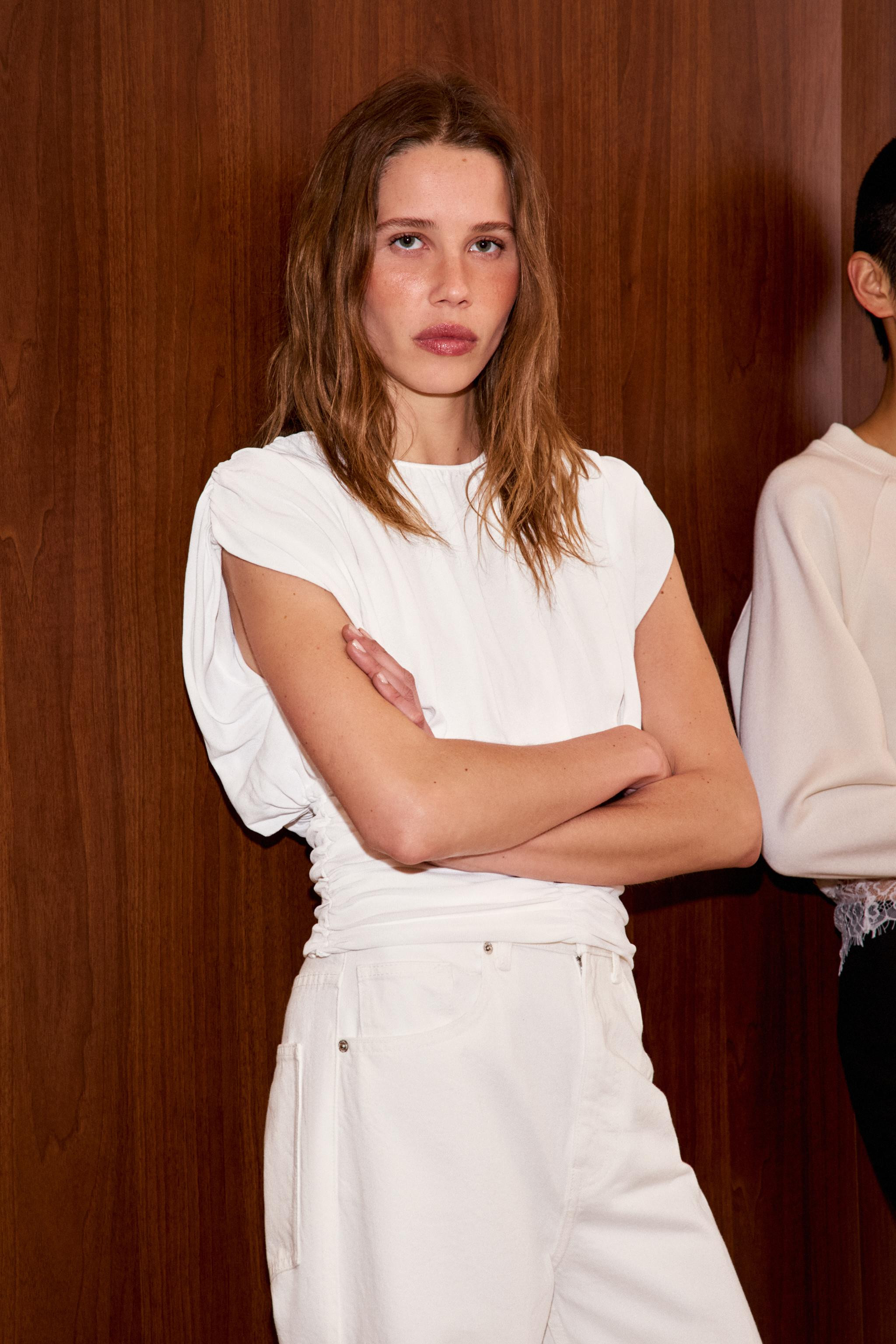DRAPED KNIT TOP | Zara US