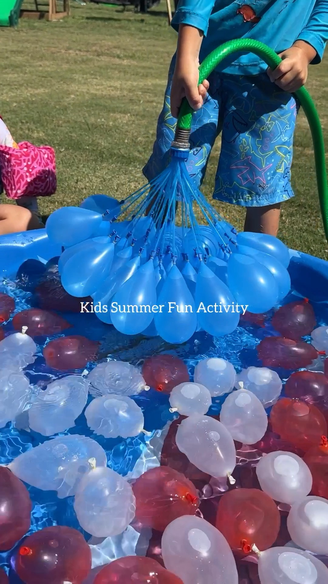 One of my kid’s favorite fun activities to do during the summer months is water balloons. These are so easy as they to fill and tie on their own in less than 60 seconds! 🙌  Perfect for kids activities or summer kid parties! 

Summer activities | summer essentials | kid activities | kid fun | water balloons | water toys

#LTKSwim #LTKSeasonal #LTKKids