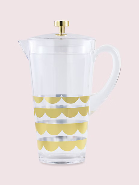 Kate Spade Scallop Pitcher, Gold | Kate Spade (US)