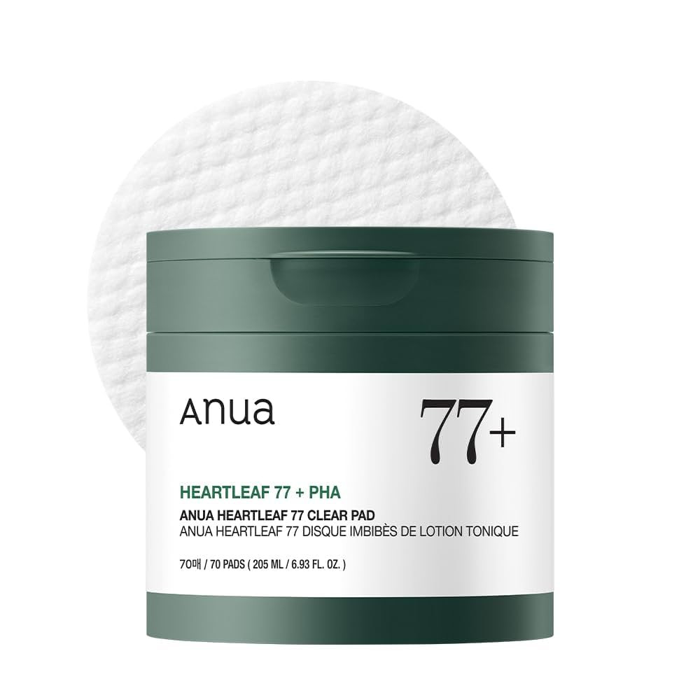 ANUA Heartleaf 77 Toner Pad, Mild Exfoliating Facial Pads for Glass Skin, Hydrating Pore Care for... | Amazon (US)
