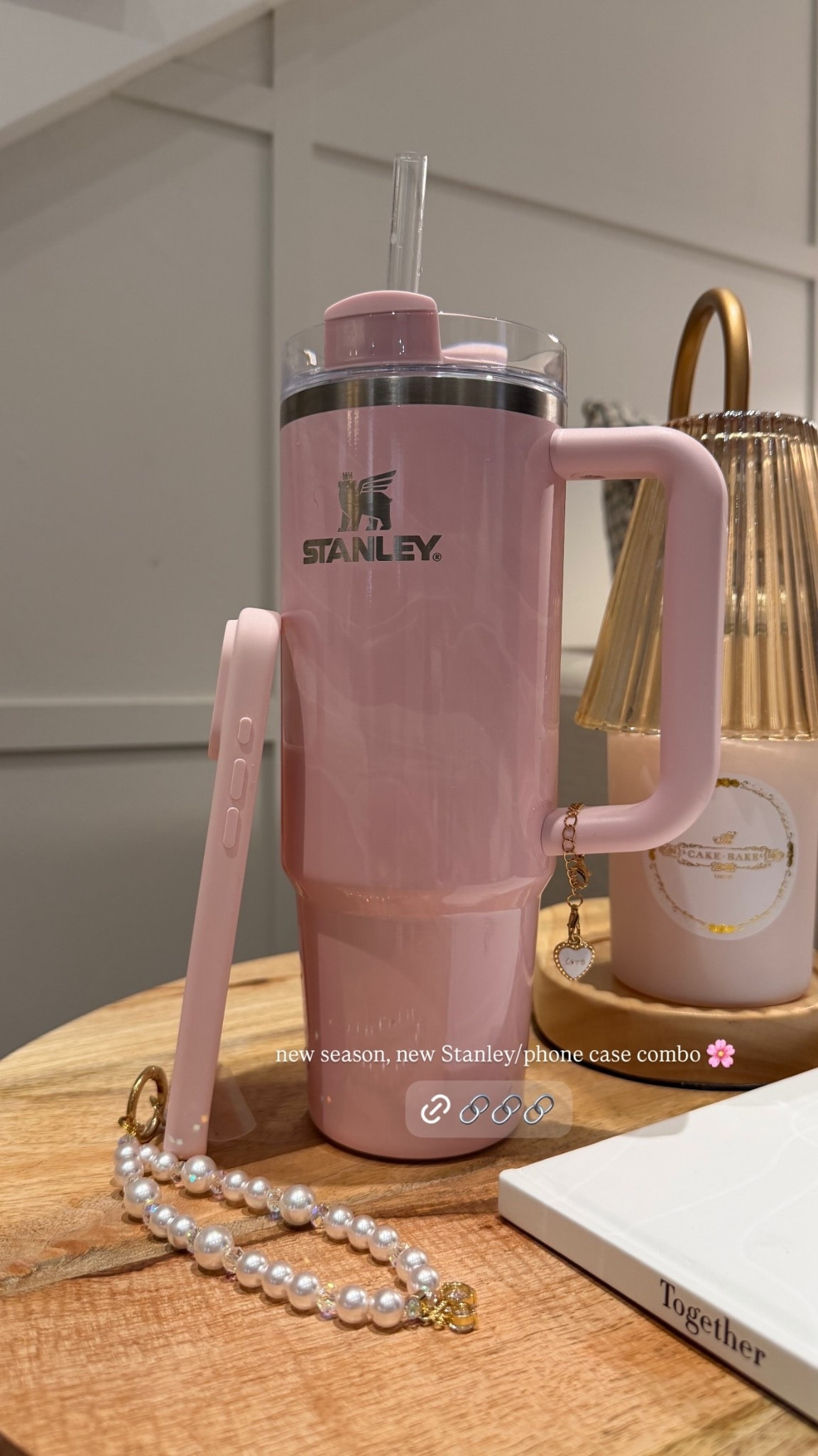 new season, new Stanley/phone case combo 🌸