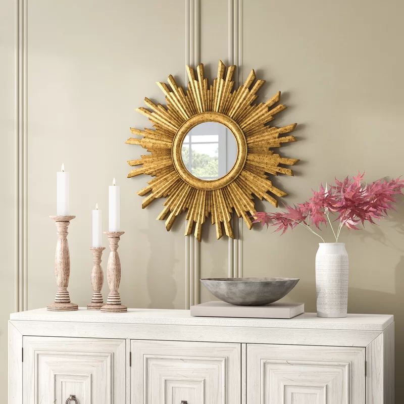 Harbert Modern and Contemporary Distressed Accent Mirror | Wayfair Professional
