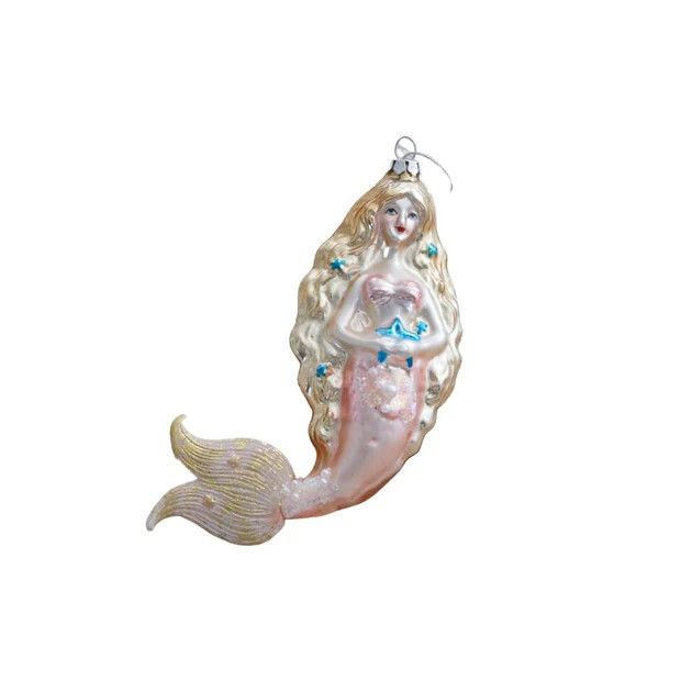 Jeweled  Mermaid Ornament | Cailini Coastal