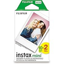 FUJIFILM Instax Mini Instant Film Twin Pack (White), 20 Photos | Amazon (US)