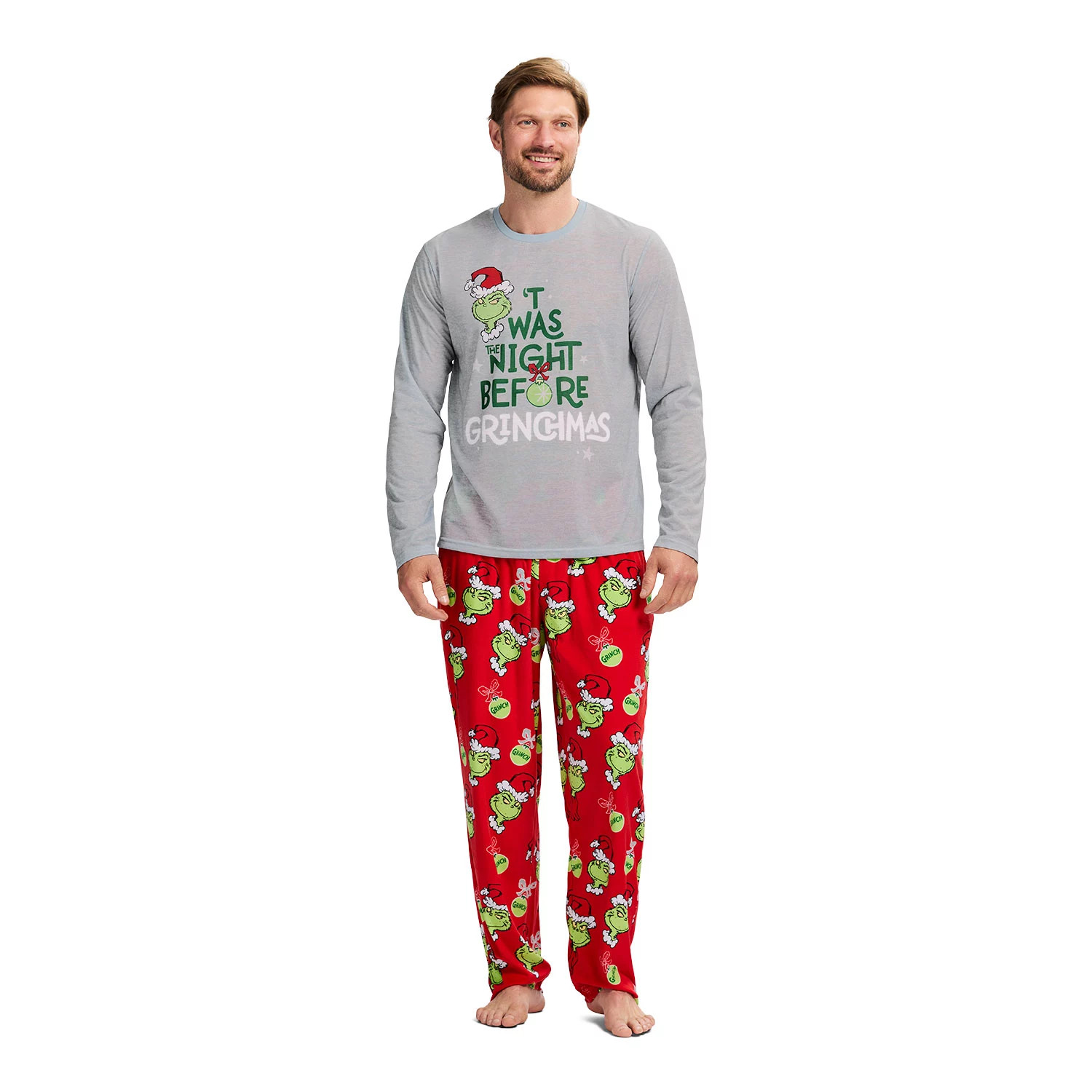 Grinch Family Sleep Men's 2-Piece Pajama Set | Sam's Club