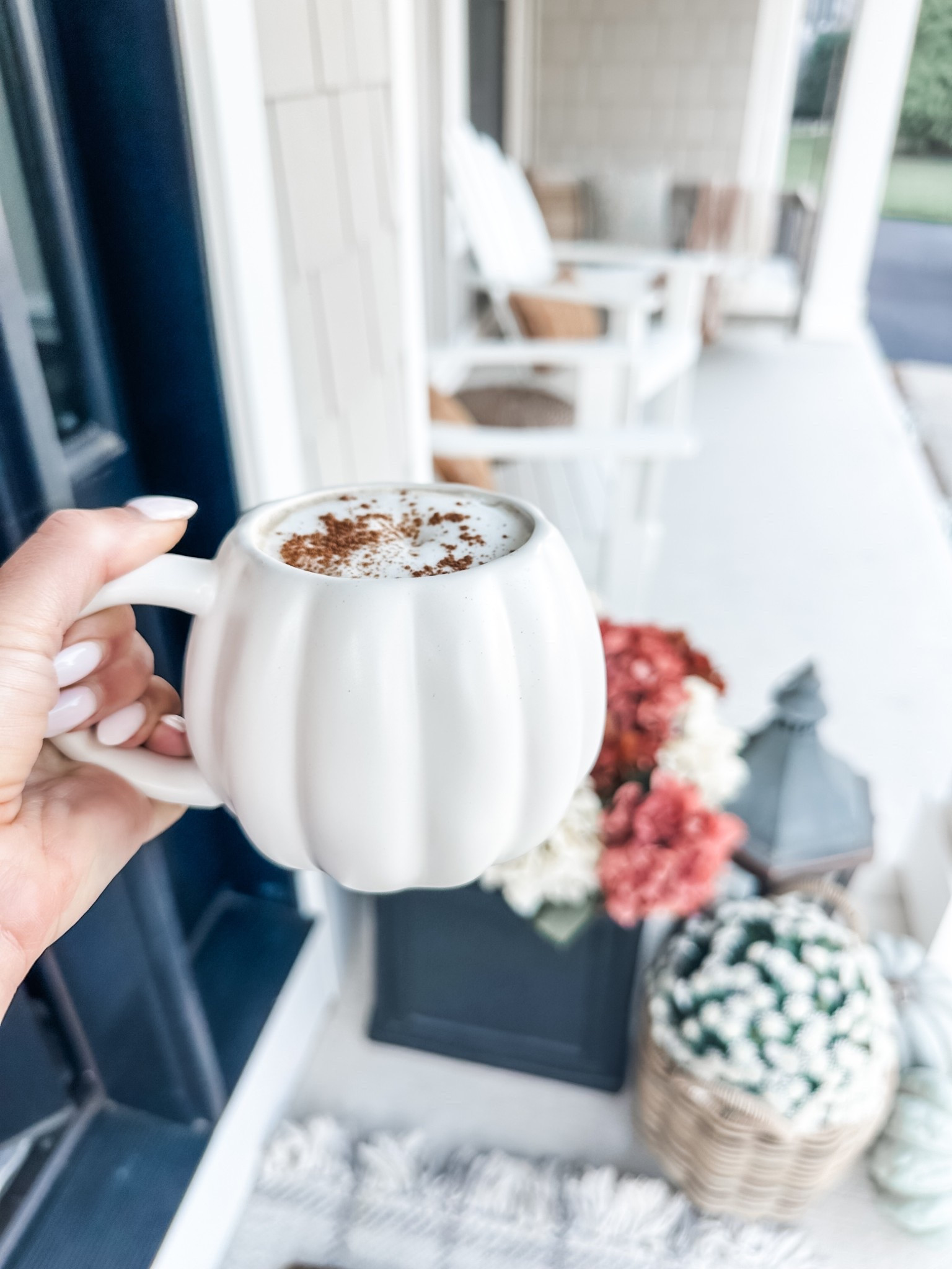 My $5 white pumpkin mugs are back in stock!🍂 Also, this Chobani pumpkin spice coffee creamer makes the best pumpkin spice lattes!

Fall decor, fall porch, Halloween decor, faux mums, fall doormat

#LTKHalloween #LTKHome #LTKSeasonal