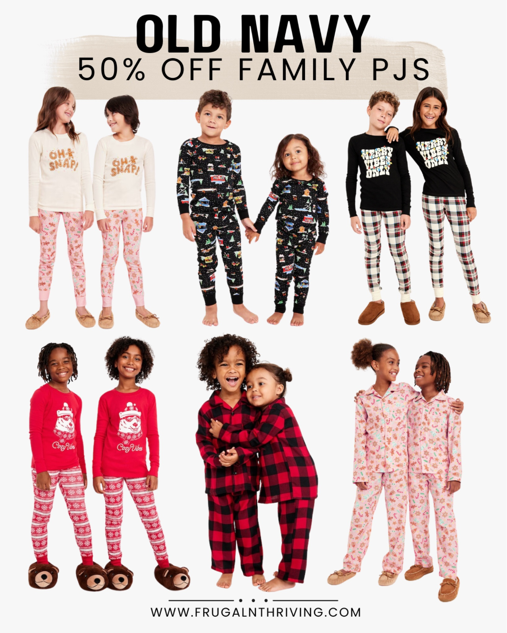 GIFTOBER is here!!!! Old Navy’s best sale of the season IS HAPPENING NOW!! 🎉

For a limited time, you can grab 50% off everything! Family pajamas (even your pets) are as low as $6.49! 

#LTKKids #LTKHoliday #LTKFamily