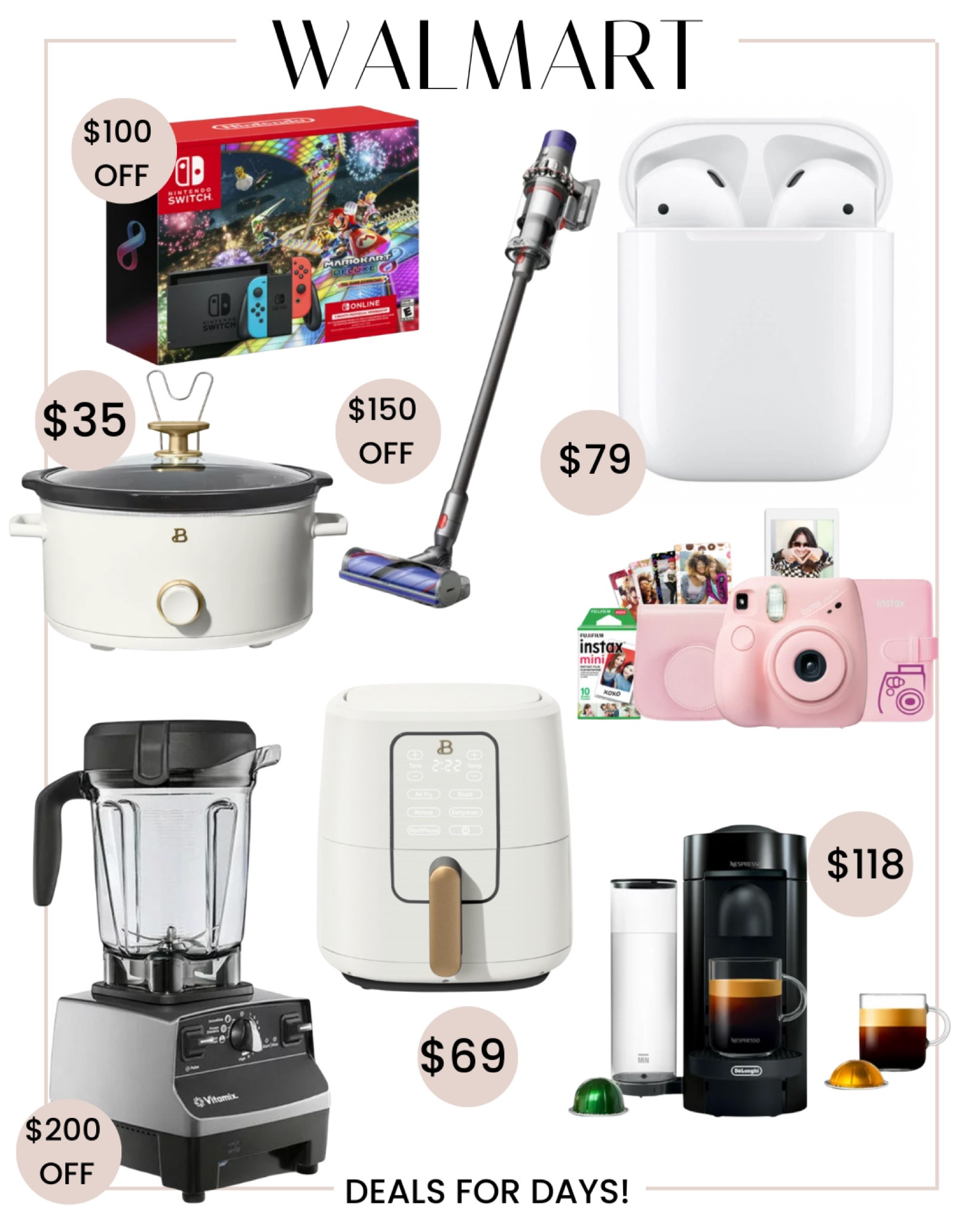 Walmart deals for days! So many great gifts and home staples on major sale 

#LTKGiftGuide #LTKHoliday #LTKsalealert