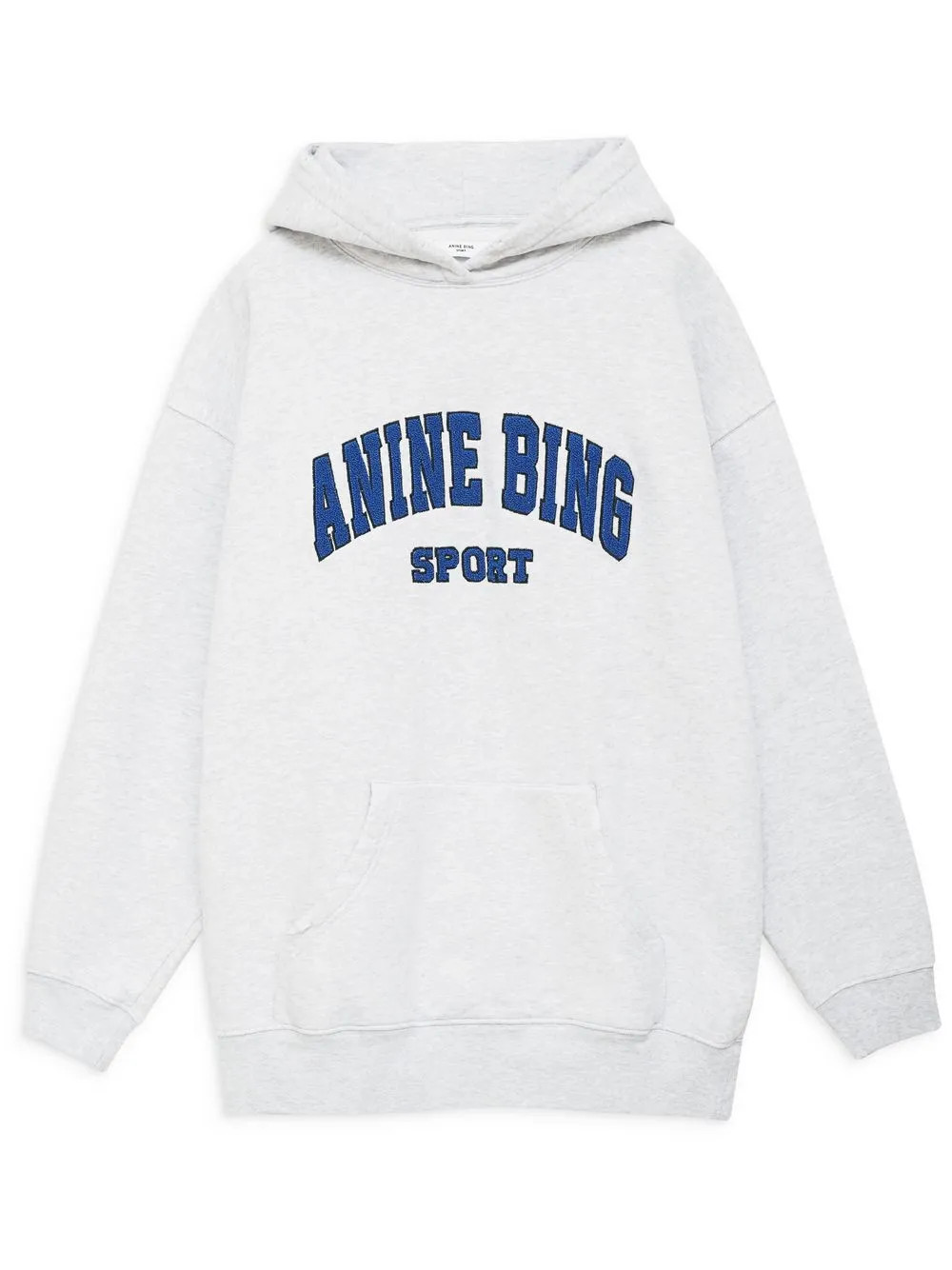 ANINE BING Tyler Varsity Cotton Hoodie - Farfetch | Farfetch Global