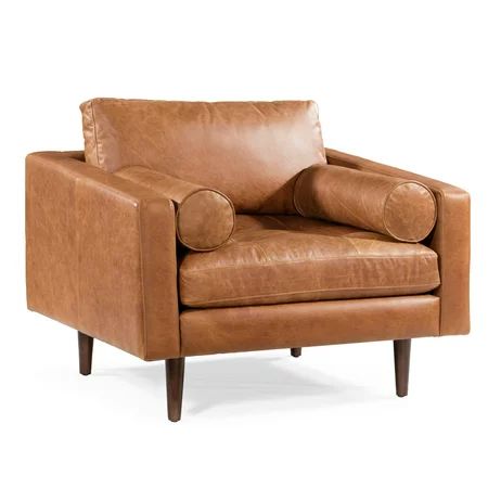 Poly & Bark Napa Leather Club Chair | Walmart (US)