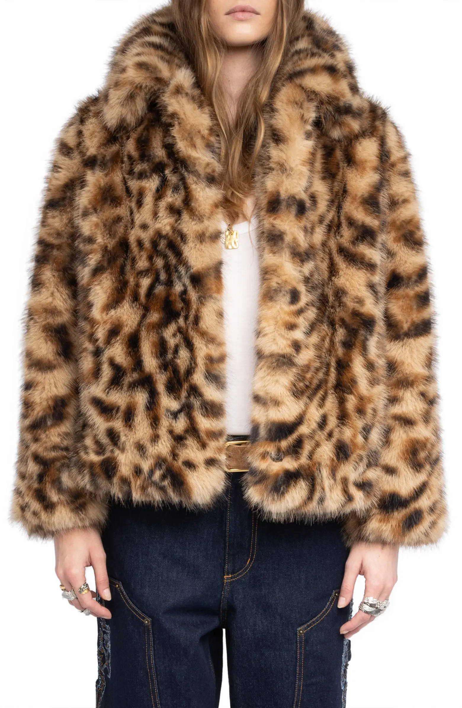 Zadig & Voltaire Finito Faux Fur Jacket | Nordstrom | Nordstrom