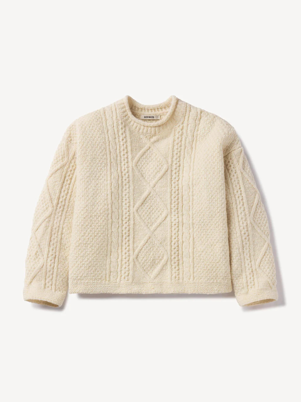 Homestead Cable Knit Sweater | Buck Mason
