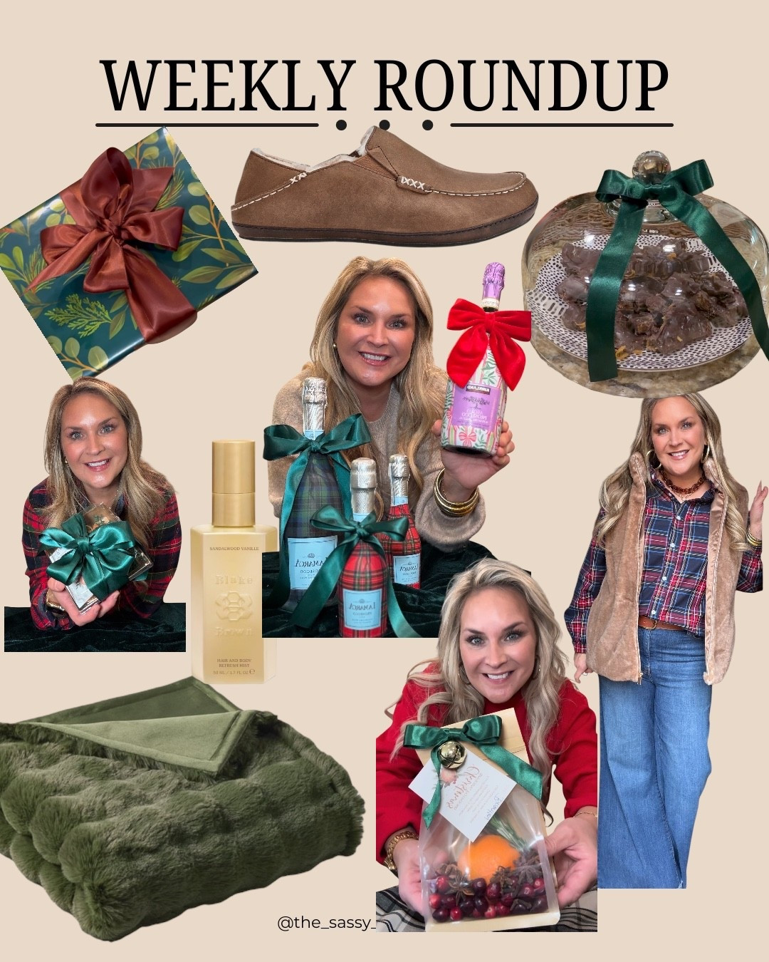Weekly Roundup of Most Loved ✨
This week was all about easy holiday wins you can actually recreate.

From inexpensive yet thoughtful gift ideas, the most delicious Christmas crack, pretty bows that make any gift feel special, and the easiest way to elevate a bottle into a perfect hostess gift, these were the most loved and most shopped pieces of the week.

I also shared a cozy monochromatic Christmas tree look that feels classic and timeless, and y’all loved it just as much as I do.

Everything linked here is simple, budget friendly, and perfect for gifting, entertaining, or adding a little holiday charm at home. Save this roundup for all your holiday shopping and gifting needs. 

#LTKHoliday #LTKHome #LTKSeasonal