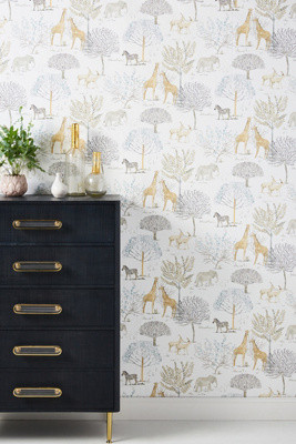 On The Savanna Wallpaper | Anthropologie (US)
