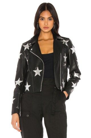 BLANKNYC Leather Moto Jacket in Stardust from Revolve.com | Revolve Clothing (Global)