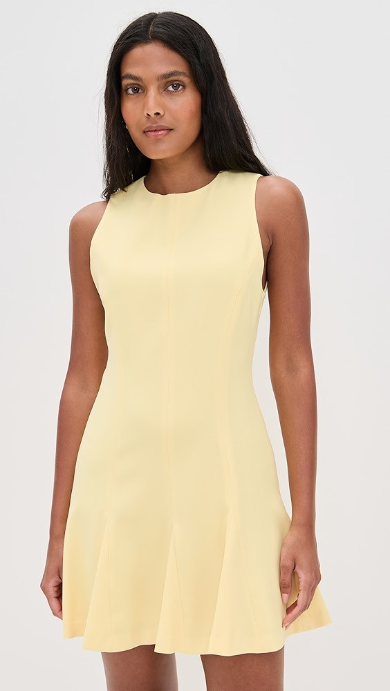 alice + olivia Isabelle Seamed Flare Mini Dress | Shopbop | Shopbop