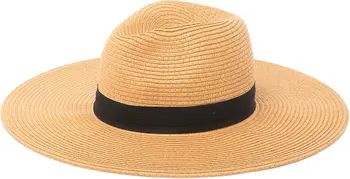 V Grossgrain Panama Hat | Nordstrom Rack