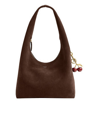 Pillow Brooklyn Large Suede Hobo Bag | Macy's
