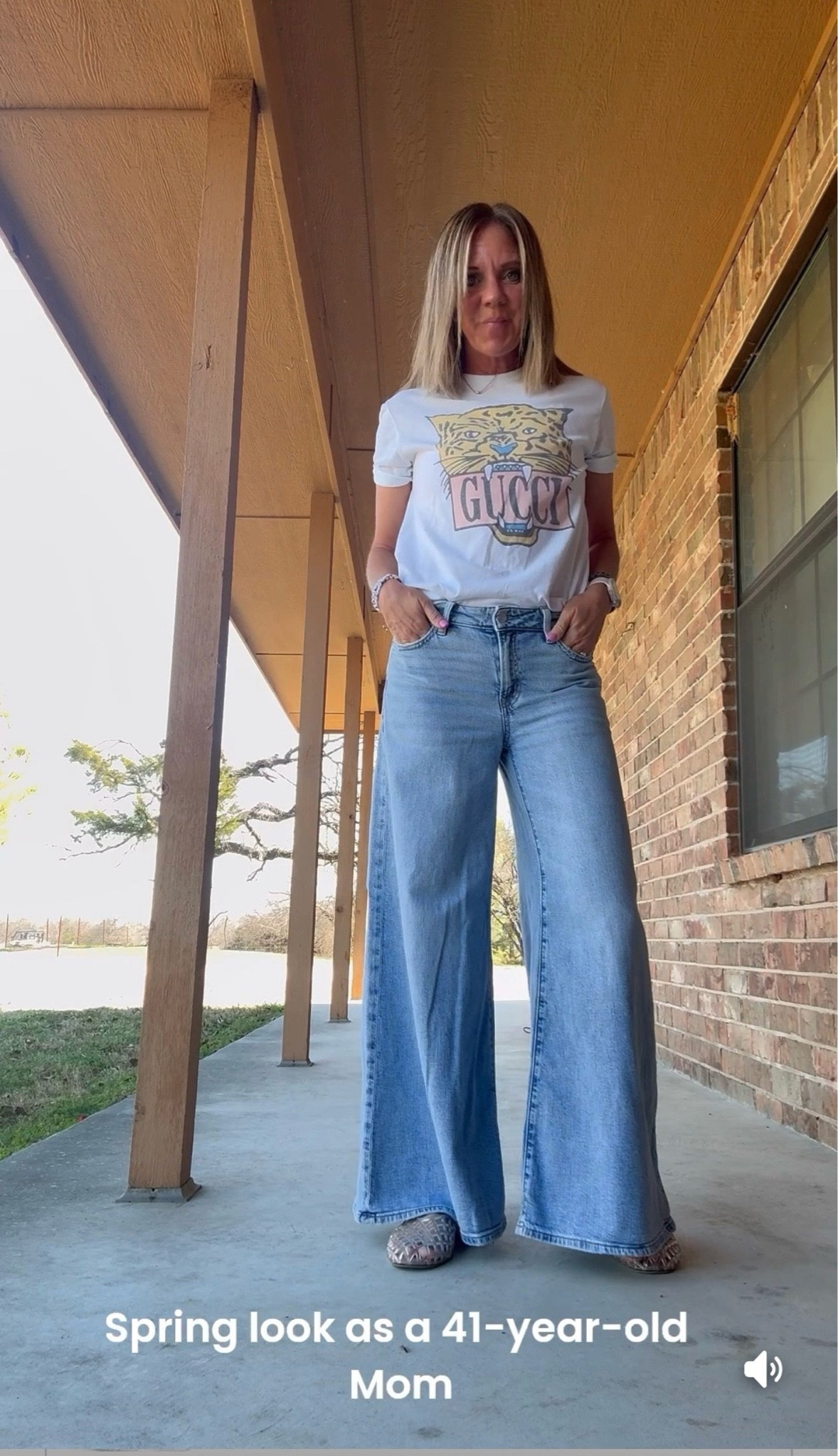 It’s been a minute since I’ve done an outfit post… so we’re coming back with something FUN 💕

Graphic tee. Wide legs. Jellies.
Simple pieces — but the real confidence? That comes from knowing who I belong to.

Clothed in grace. Covered in purpose. Walking in faith. ✨

#LTKdayinmylife #LTKmomlife #LTKootd