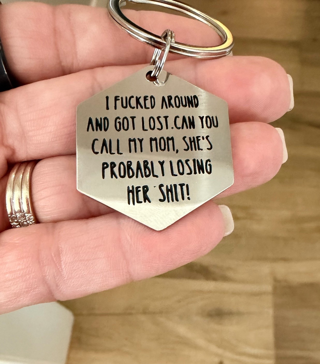 Jack is usually like Velcro to me but if he got away this is the perfect tag for him.

#LTKmomlife #LTKOver40 #LTKHome