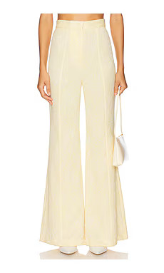 Sabina Musayev Brice Pants in Pastel Yellow from Revolve.com | Revolve Clothing (Global)