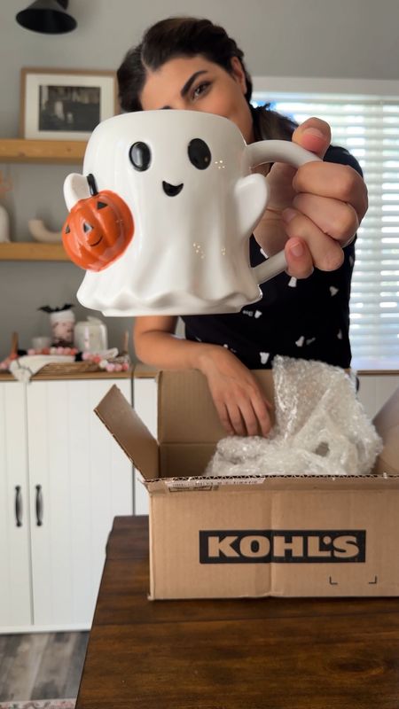 This absolutely charming ghost mug adding a touch of sweetness to my mornings. 👻✨🎃 #ghostmug #halloweendecor #halloweeniutfit #momstyle #ghostshirt

#LTKfamily #LTKSeasonal #LTKSale