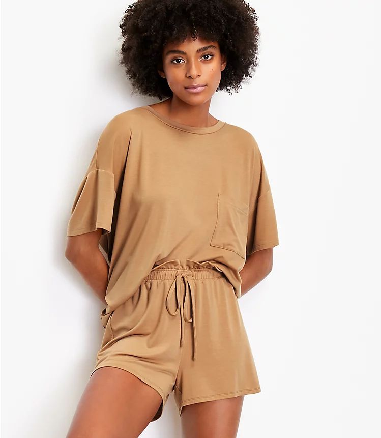 Luxe Knit Pajama Shorts | LOFT