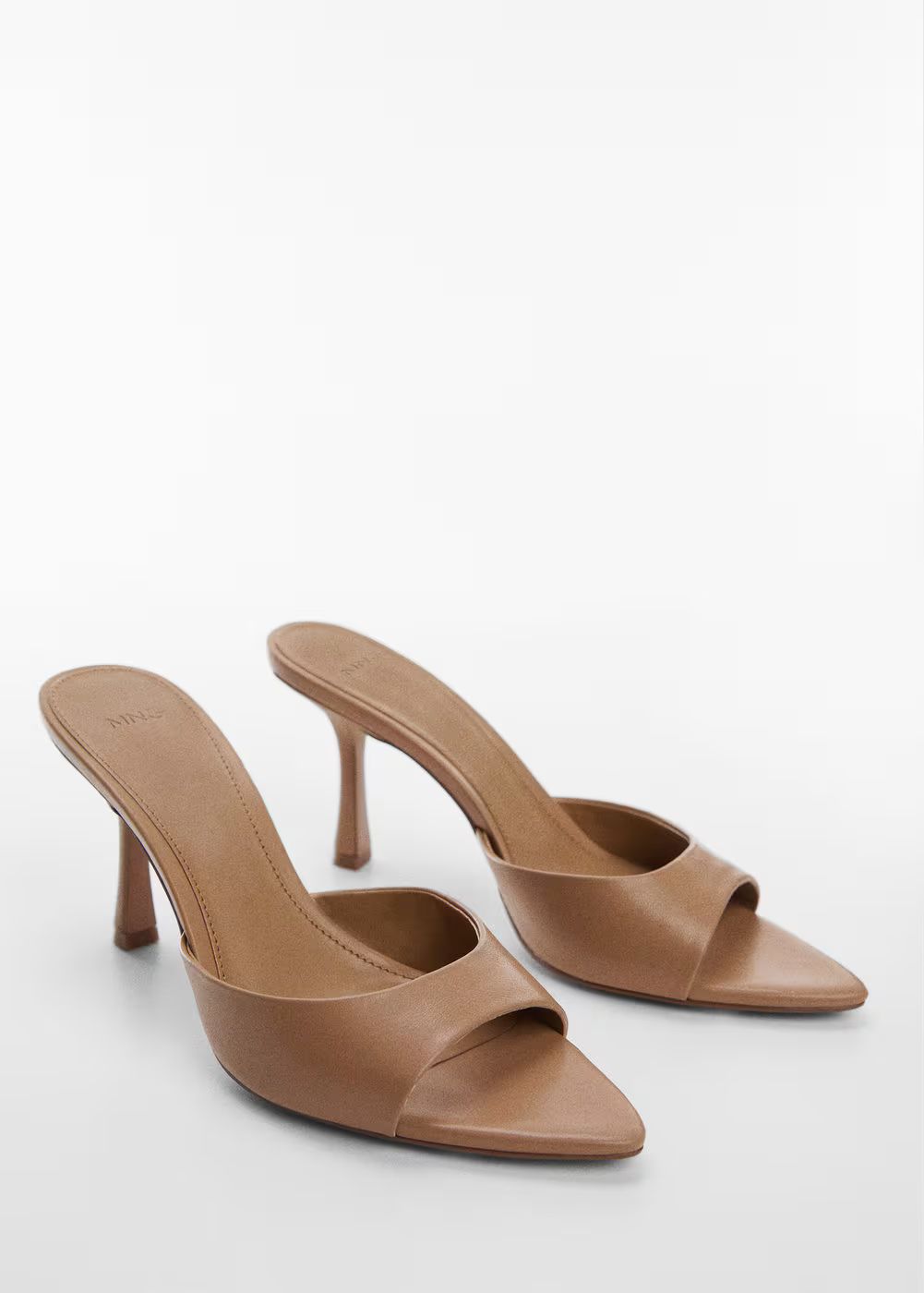 Heel non-structured sandals -  Women | Mango USA | MANGO (US)