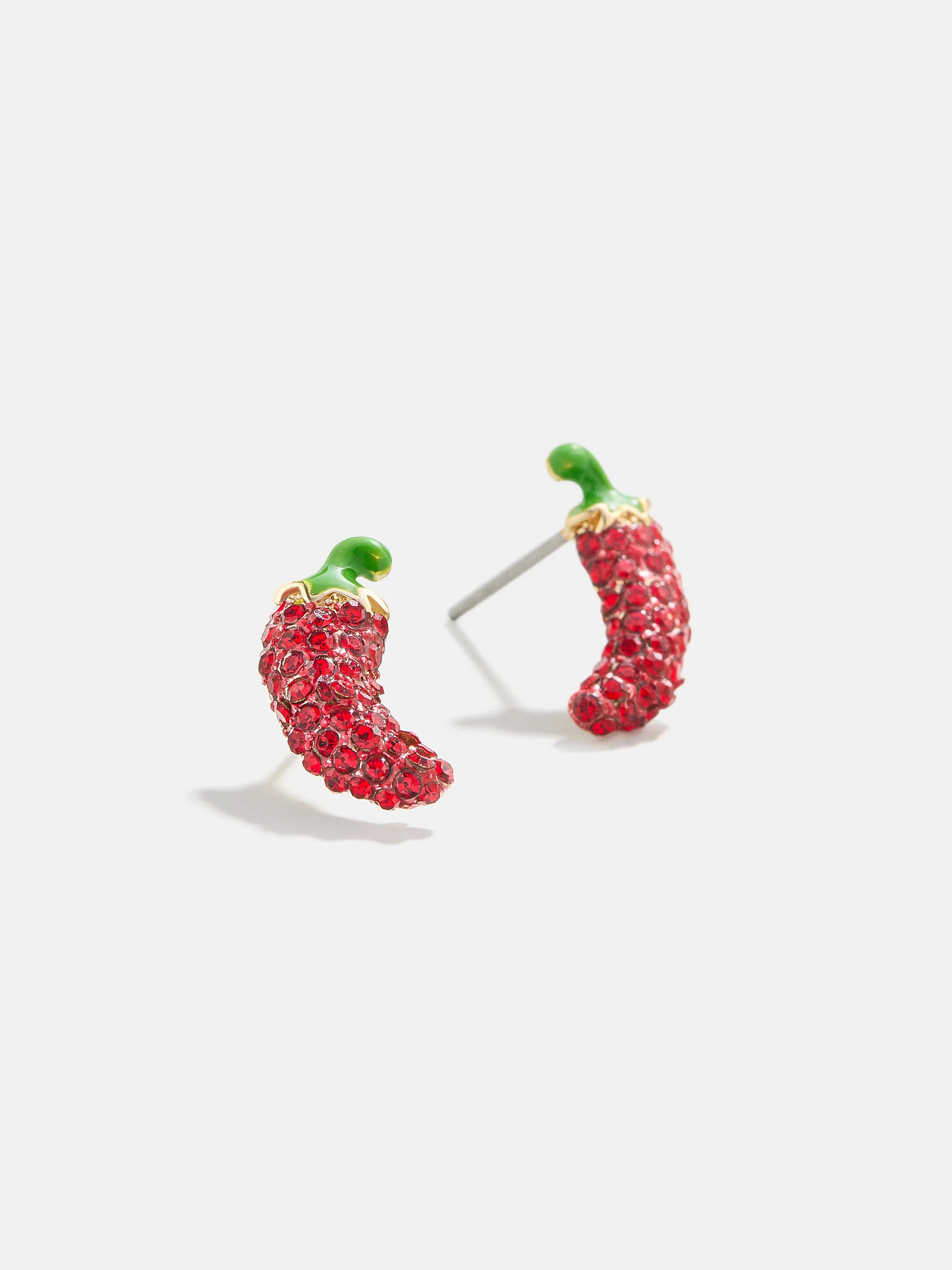 Feeling Spicy Earrings - Jalapeno Stud Earrings | BaubleBar (US)